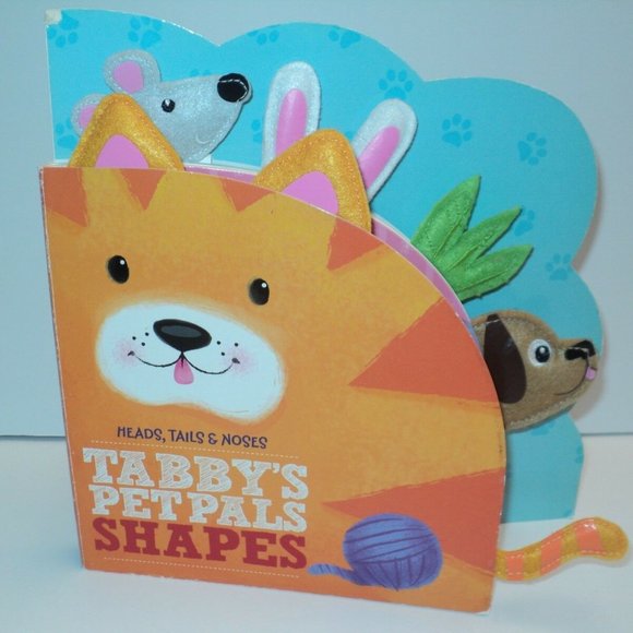 Tabby's Pet Pals Shapes Infant's Board & Shape Book Soft Play - Picture 1 of 3